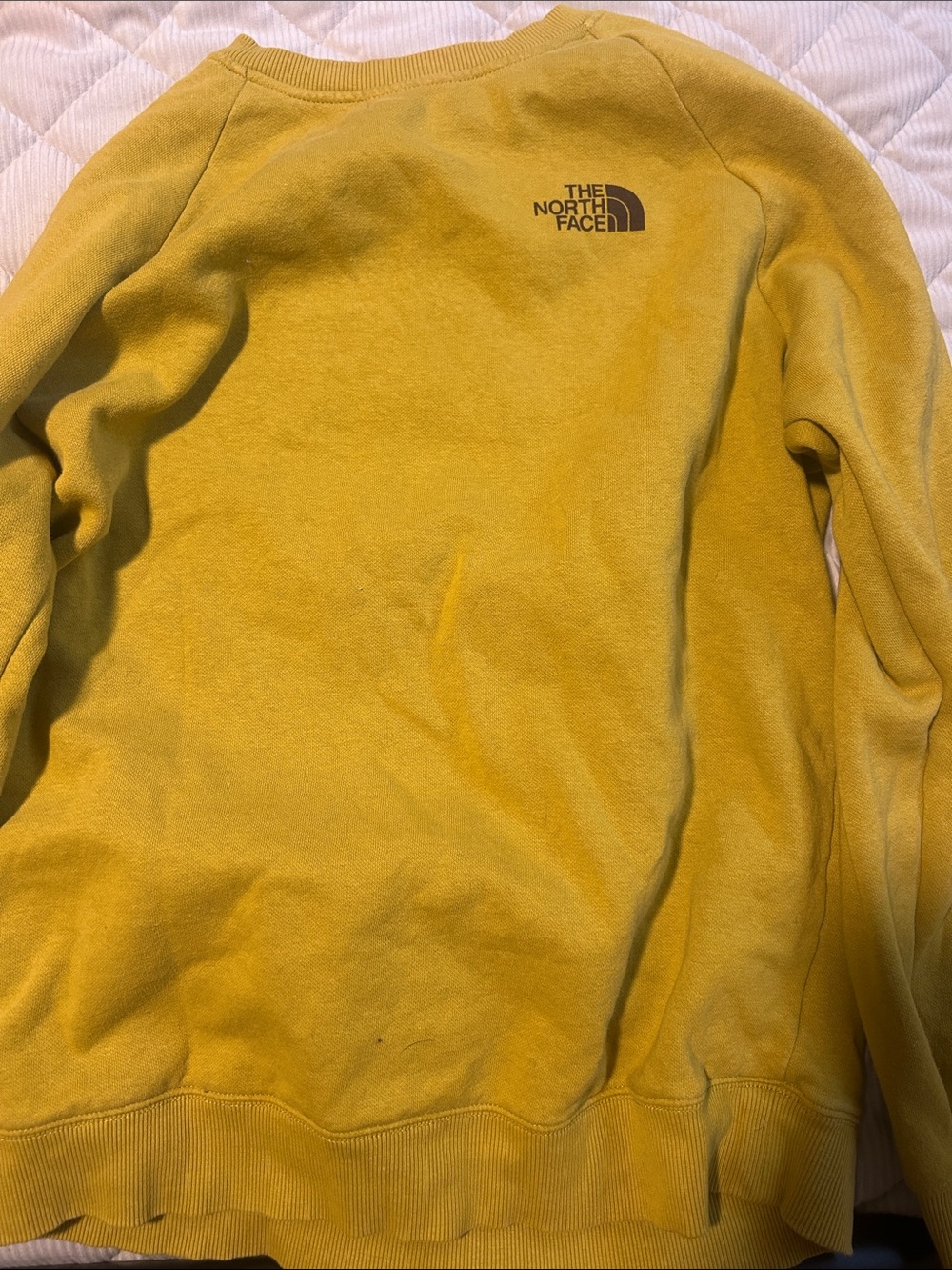 The North Face Men's Crewneck Sweater in Mustard